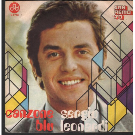 Sergio Leonardi Vinile 7" 45 Giri Canzone Blu CGD – N9766 Nuovo