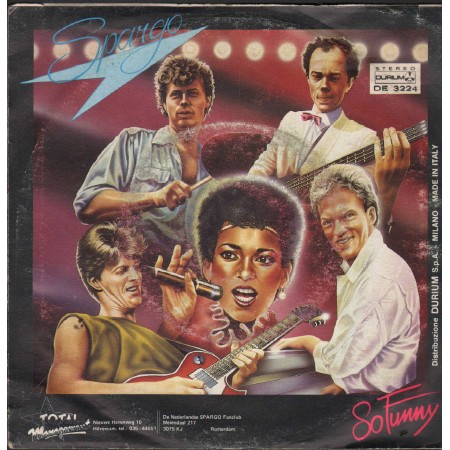Spargo Vinile 7" 45 Giri So Funny Durium – DE3224 Nuovo
