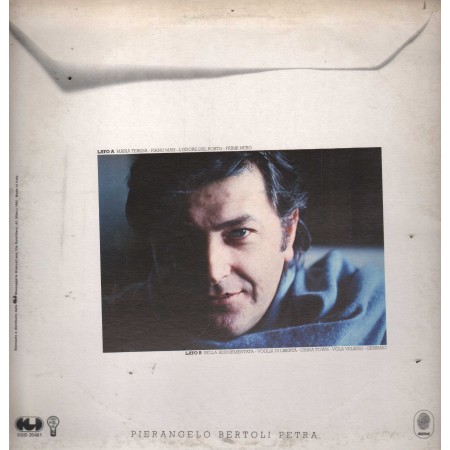 Pierangelo Bertoli Vinile LP Petra CGD – CGD20461 Nuovo