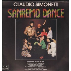 Claudio Simonetti Vinile LP Sanremo Dance Gale Italiana – GILP101 Nuovo