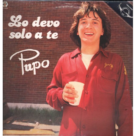 Pupo Lp Vinile Lo Devo Solo A Te Baby Records – BR56026 Nuovo