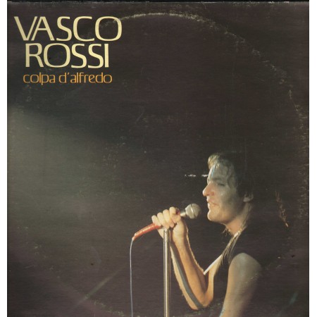 Vasco Rossi Lp Vinile Colpa D'Alfredo Targa – ORL8635 Nuovo