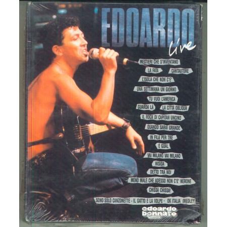 Edoardo Bennato ‎‎‎‎MC7 Edoardo Live / Virgin 2 EBK 7209 Sigillata