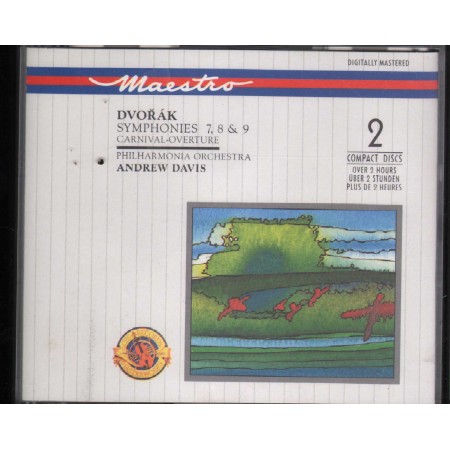 Dvorak CD Symphonies 7, 8, 9, Carnival Overture CBS – M2YK45618 Sigillato