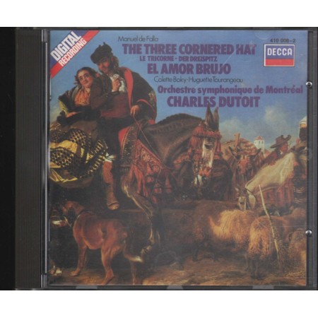 De Falla CD The Three Cornered Hat, Le Tricorne, Der Dreispitz, El Amor Brujo Sigillato