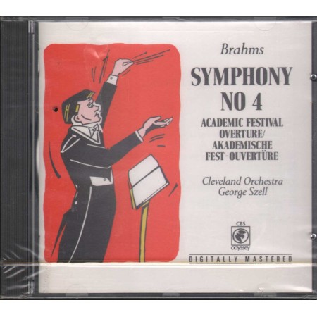Brahms CD Symphony No. 4, Academic Festival Overture CBS – MBK44959 Sigillato