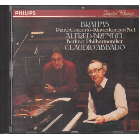 Claudio Abbado CD Brahms: Piano Concerto, Klavierkonzert Nr. 1 Philips – 4200712 Sigillato