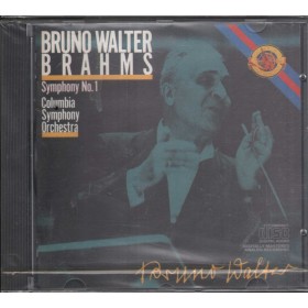 Bruno Walter CD Brahms: Symphony No. 1 CBS – MK42020 Sigillato