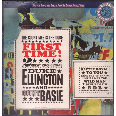 Duke Ellington Lp Vinile First Time The Count Meets The Duke CBS4505091 Sigillato