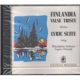 Sibelius, Grieg, Ormandy CD Finlandia, Valse Triste, Lyric Suite CBS – MBK44895 Sigillato
