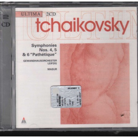 Tchaikovsky, Leipzig, Masur CD Symphonies Nos. 4, 5, 6 Pathetique 0630189662 Sigillato