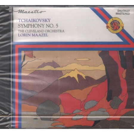 Tchaikovsky: Maazel CD Symphony No. 5 CBS – MYK45501 Sigillato