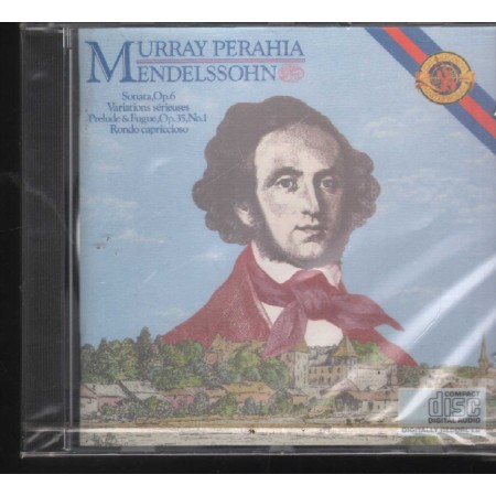 Perahia, Mendelssohn CD Sonata, Op. 6, Variations Sérieuses CBS – MK37838 Sigillato