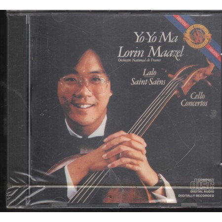 Lalo, Saint-Saens, Yo-Yo Ma, Maazel CD Cello Concertos CBS – MK35848 Sigillato