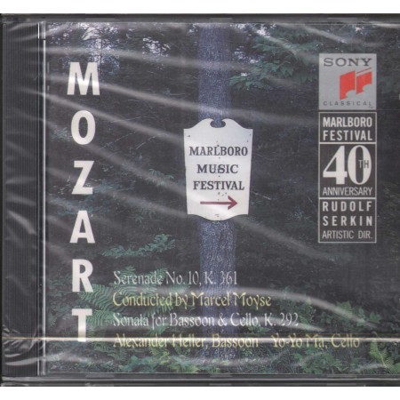 Mozart, Yo-Yo Ma CD Serenade No 10, Sonata In B SMK46248 Sigillato