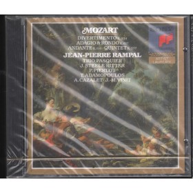 Mozart, Rampal, Trio Pasquier CD Divertimento, Adagio, Andante, Quintet Sony – SK47230 Sigillato