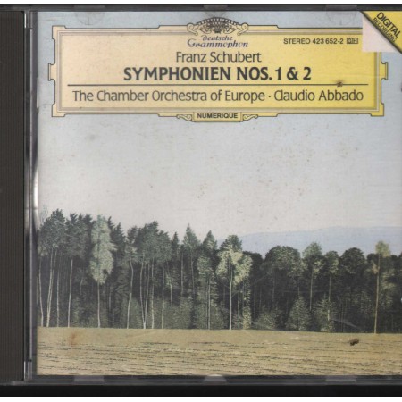 Schubert, Abbado CD Symphonien Nos. 1, 2 Deutsche – 4236522 Nuovo