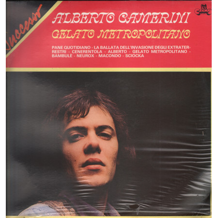Alberto Camerini Lp 33giri Gelato Metropolitano Nuovo Sigillato