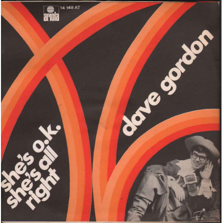 Dave Gordon Vinile 7" 45giri Hold Me Tight Nuovo 14148 AT