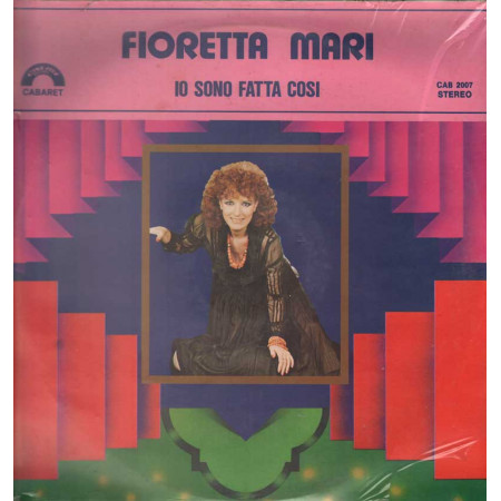 Fioretta Mari Lp Vinile Io Sono Fatta Cosi / Cinevox ‎CAB 2007 Cabaret
