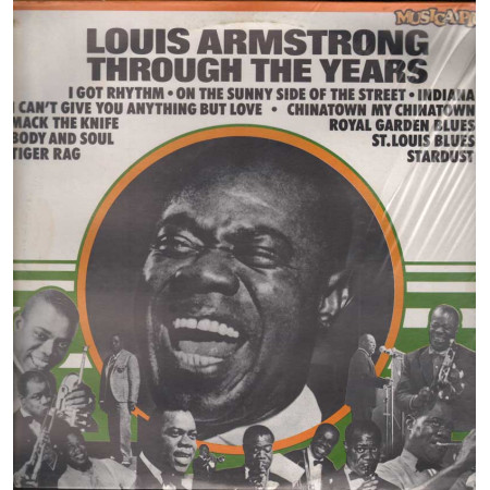 Louis Armstrong Lp 33giri Through the years Nuovo NON Sigillato