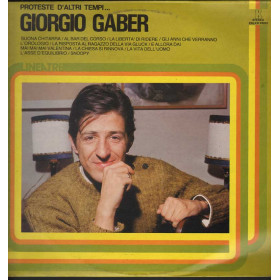 Giorgio Gaber Lp 33giri Proteste Di Altri Tempi  Nuovo 0033323