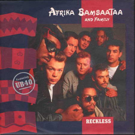 Afrika Bambaataa & Family Vinile 7" 45giri Reckless Nuovo 5099920237974