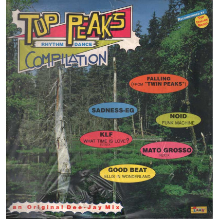 AA.VV. Lp Vinile Top Peaks Rhythm Dance Compilation / Saar Records 