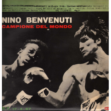 Nino Benvenuti Campione Del Mondo Lp Vinile Documentario Originale 