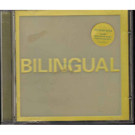 Pet Shop Boys CD Bilingual / Parlophone  CDPCSD170 Sigillato 0724385310225