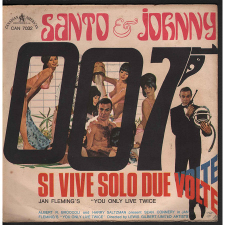 Santo & Johnny Vinile 7" 45giri Si Vive Solo Due / Se E' Vero Amore Volte Nuovo