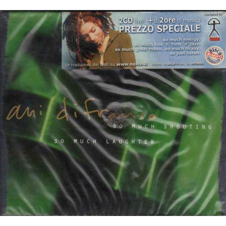 Ani DiFranco ‎2 CD So Much Shouting, So Much Laughter Sigillato 5060031122923