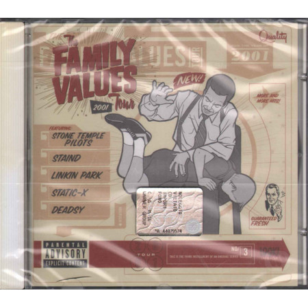 AA.VV. ‎CD The Family Values Tour 2001 Sigillato 0075596276221