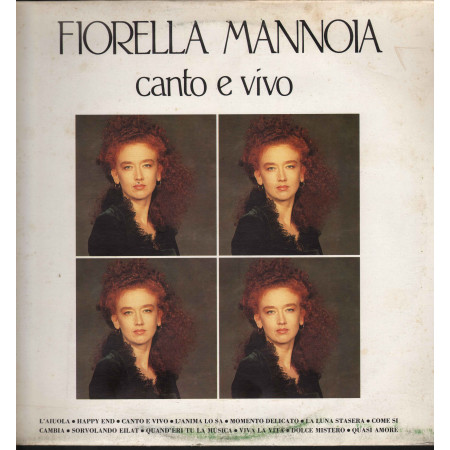 Fiorella Mannoia Lp Vinile Canto E Vivo / Ricordi ORL 9056 Nuovo 0009056