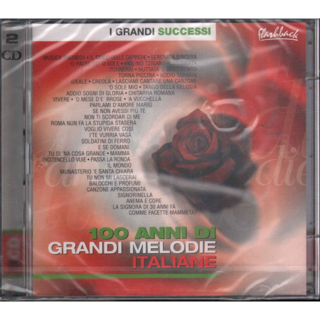 AA.VV. 2 CD 100 Anni Di Grandi Melodie Italiane Flashback Sigillato 0828765177726