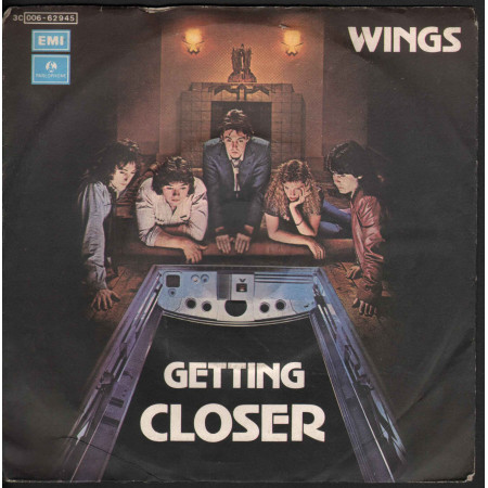 Wings (Paul McCartney) Vinile 7" 45 giri Getting Closer / Spin It On Nuovo