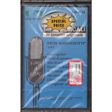 Eros Ramazzotti MC7 Basi Musicali Vol. 1 Nuova Sigillata 0042217067148