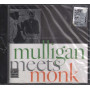 Thelonious Monk Gerry Mulligan CD Mulligan Meets Monk  0090204065219