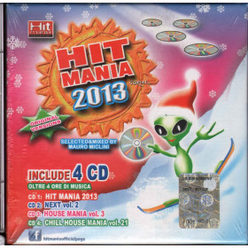 AA.VV. Box 4 CD Hit Mania 2013 Sigillato 8022425248104