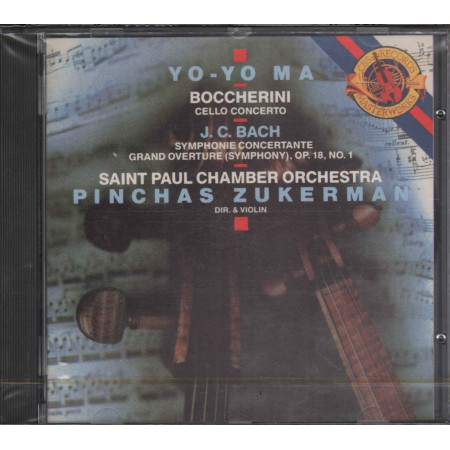 Boccherini / J.C. Bach / Yo-Yo Ma CD Cello Concerto / CBS Masterworks ‎MK 39964 Sigillato