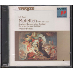 J.S. Bach / Frieder Bernius CD Motetten BWV 225 229 Sony Classical ‎SK 45859 Sig