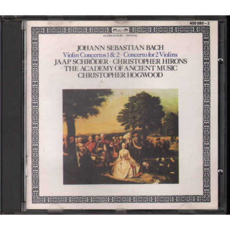 J S Bach - J Schroder - C Hirons‎ CD Violin Concertos 1 & 2 / Concerto For Two Violins