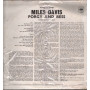 Miles Davis Lp Vinile Porgy And Bess / CBS ‎– LPL 582 2Y Nuovo