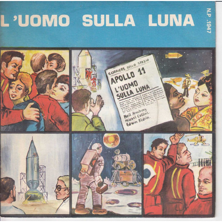 Franco Trincale / Mario Piovano Vinile 45 giri 7" L'Uomo Sulla Luna Nuovo