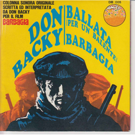 Don Backy Vinile 45 giri 7" Ballata Per Un Balente / Barbagia Nuovo