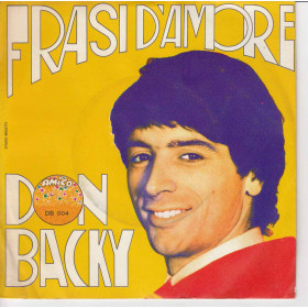 Don Backy Vinile 45 giri 7" Frasi D'Amore / L'Arcobaleno Nuovo