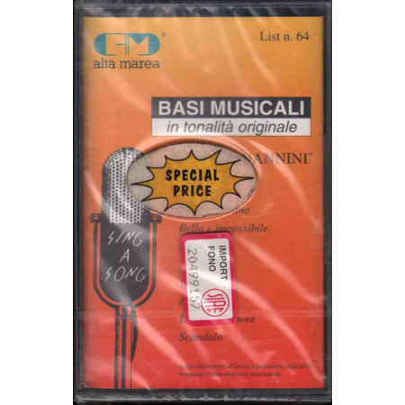 Gianna Nannini MC7 Basi Musicali Tonalità Original Nuova Sigillata 3259117088945