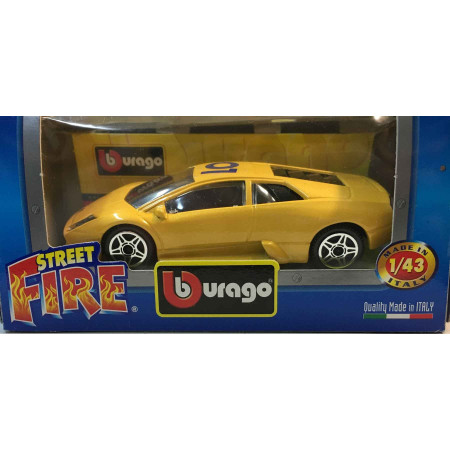 Burago Lamborghini Murcielago Gialla 01 Street Fire - Scala 1:43 Nuova