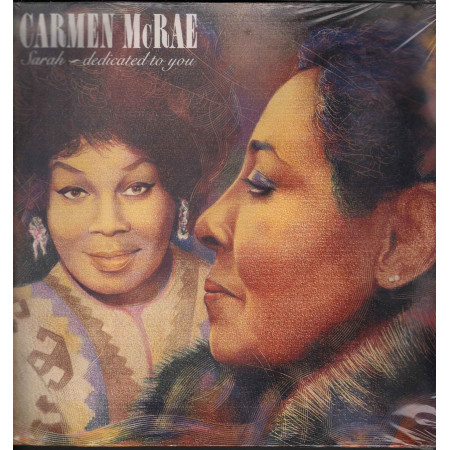 Carmen McRae ‎Lp Vinile Sarah, Dedicated To You / Novus Sigillato 0035629054615