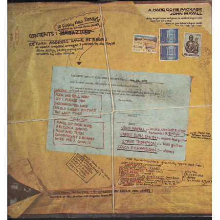 John Mayall ‎Lp Vinile A Hard Core Package / ABC 473 Nuovo